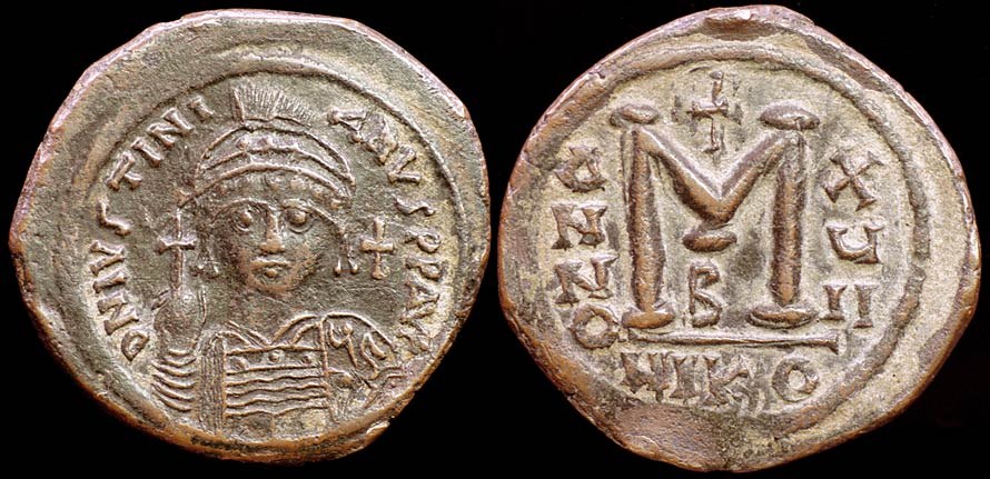 Justinian The Great, Follis