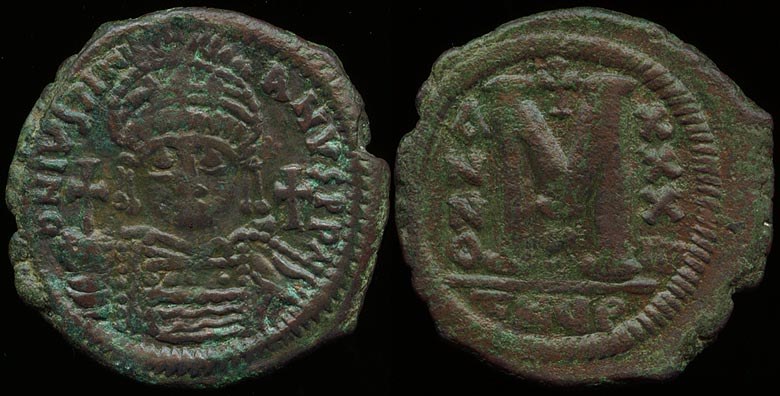 Justinian Follis - Theoupolis