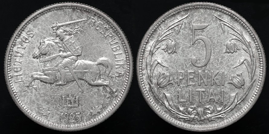 Lithuania - 5 Litai 1925