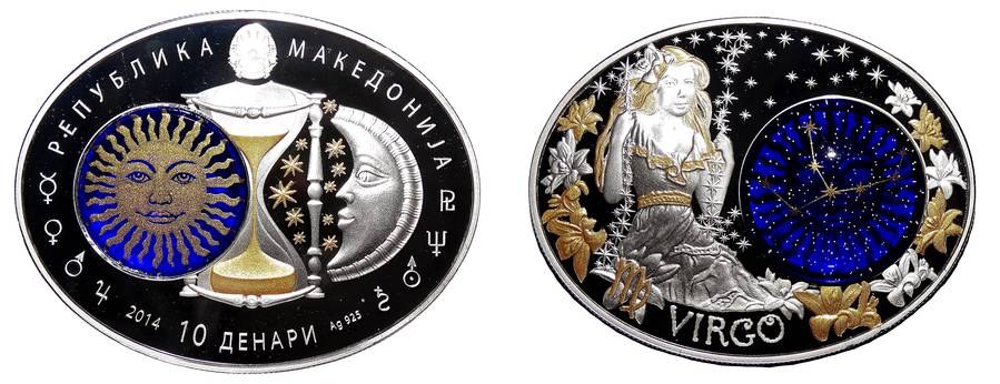 MACEDONIA~10 Dinari 2014