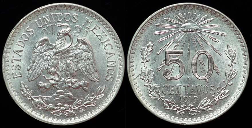 Mexico - 50 Centavos 1919