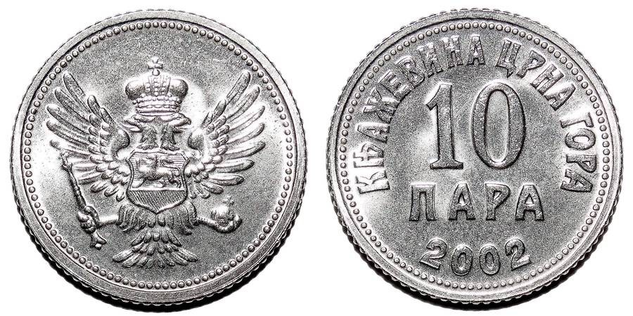 MONTENEGRO~10 Para 2002