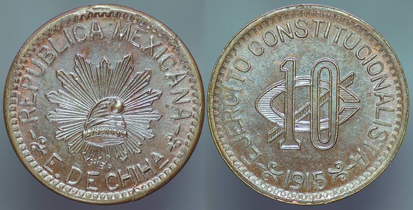 Mexico - Chihuahua 10 C 1915