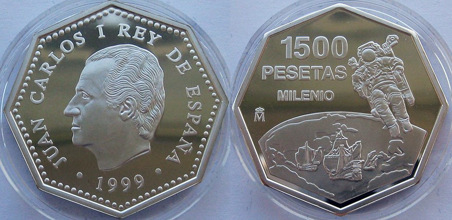 Spain - Millennium 1500 Pesetas