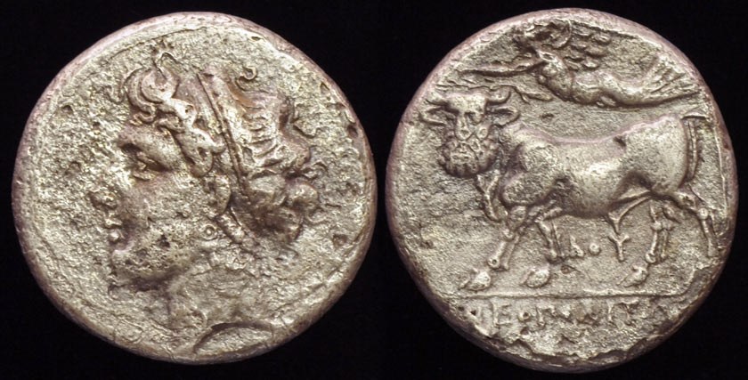 Neapolis - Man-headed Bull