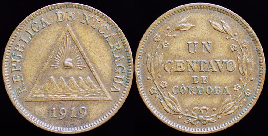 Nicaragua - Cent 1919