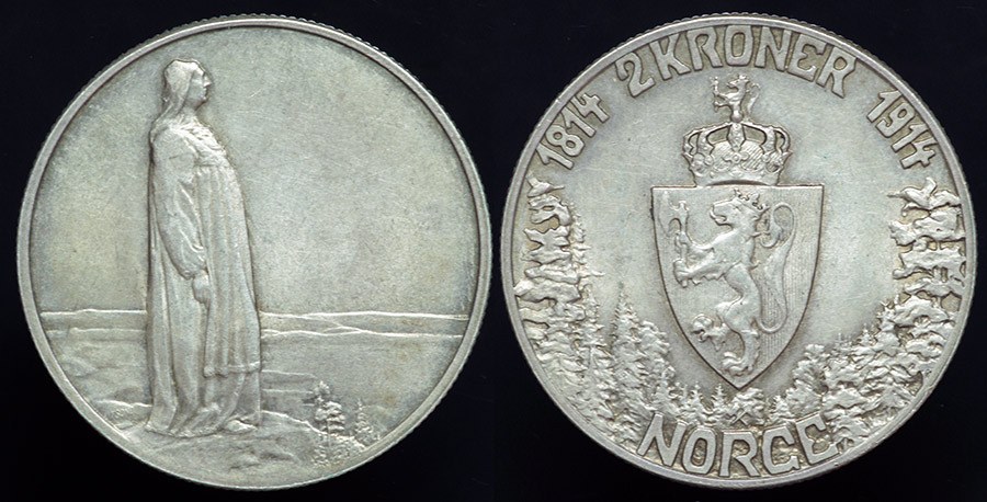 Norway 2 Kroner - 1914