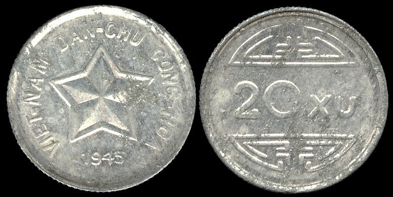 Vietnam 20 Xu 1945