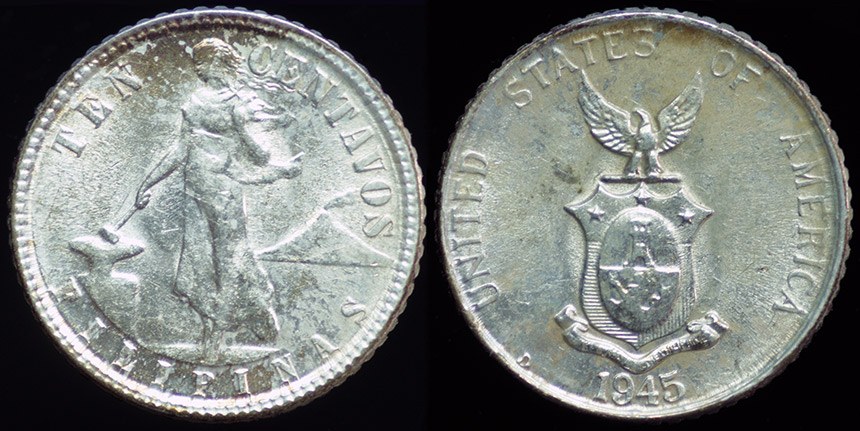 Philippines - 10 Cent 1945 D