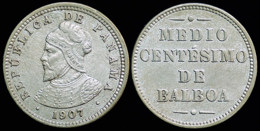 Panama - 1/2 Centesimo 1907