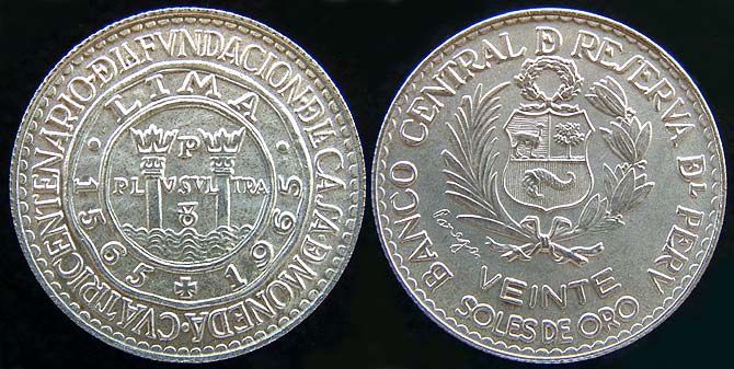 400th Aniv. of Lima Mint - Peru