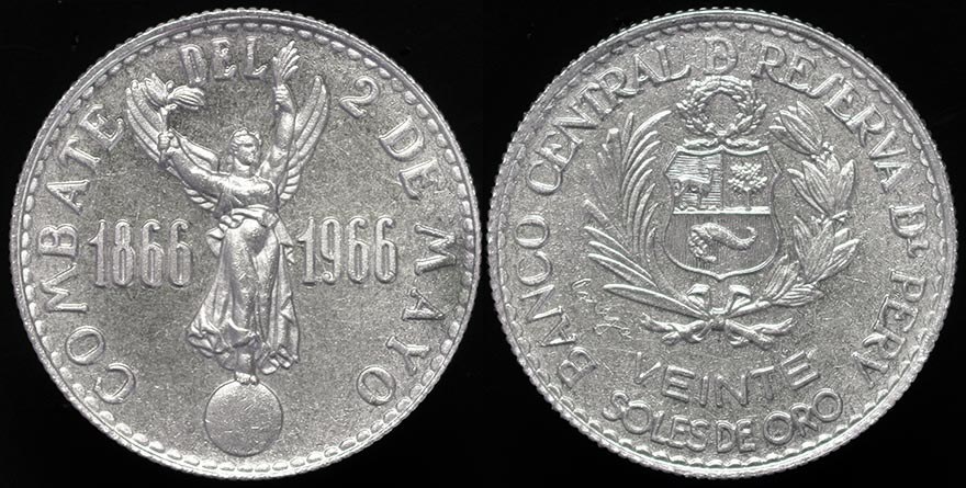Peru 20 Soles - 1966