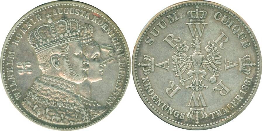 Prussia 1861 1 Thaler Commemorative