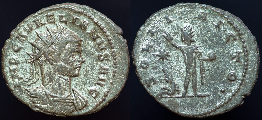 Aurelian - Soli Invicto, antoninianus