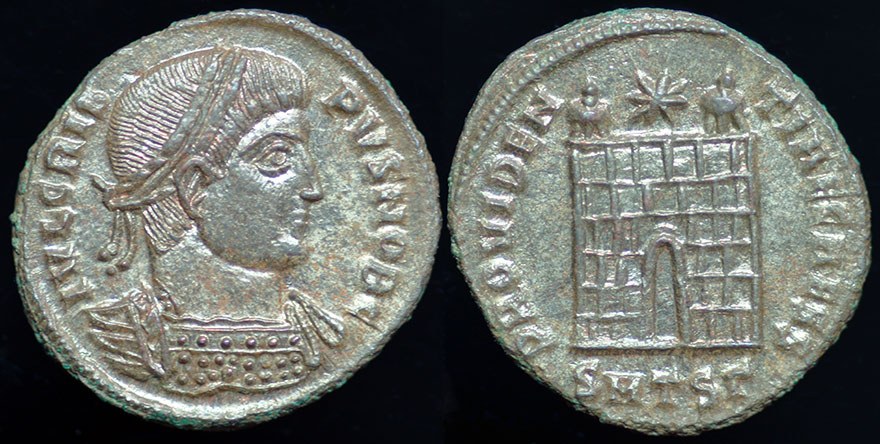Rome - Crispus AE3 Camp Gate