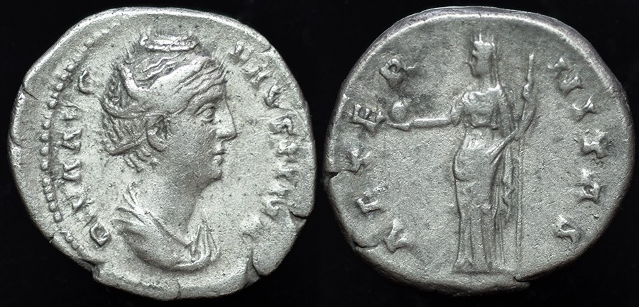 Rome - Faustina Senior, Aeternitas denarius