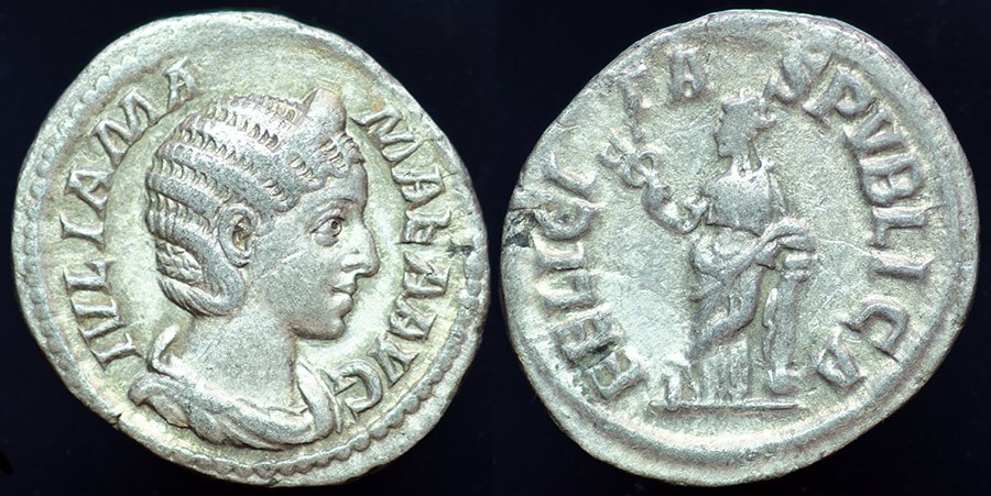 Rome - Julia Mamaea & Felicitas Denarius
