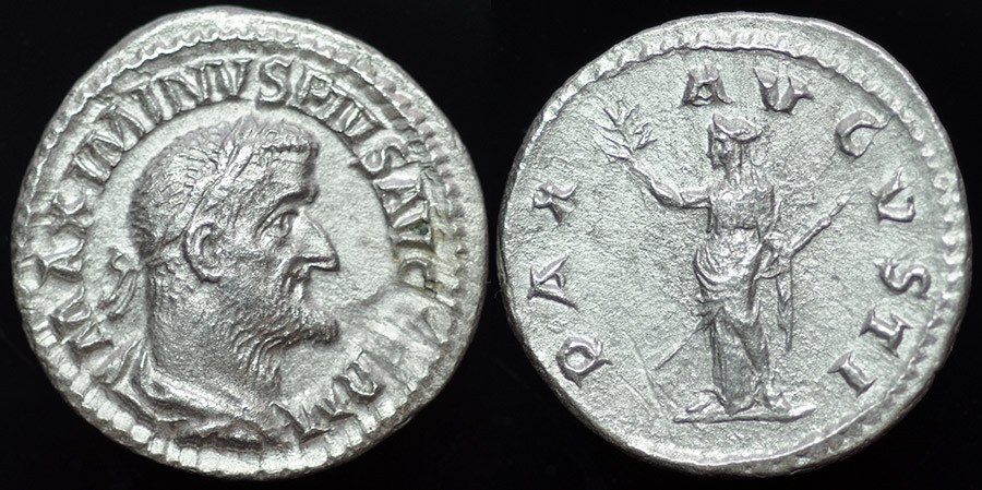 Maximinus Thrax - PAX AUGUSTI denarius