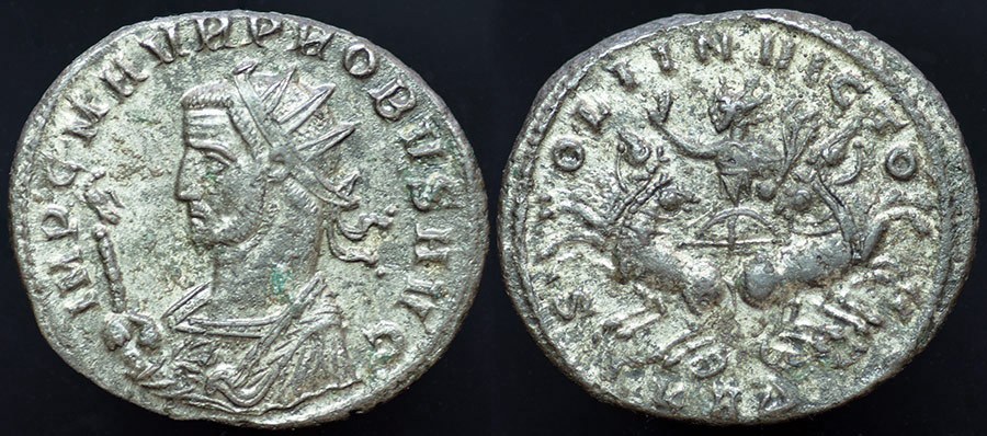 Probus - facing Sol in Quadriga, Antoninianus