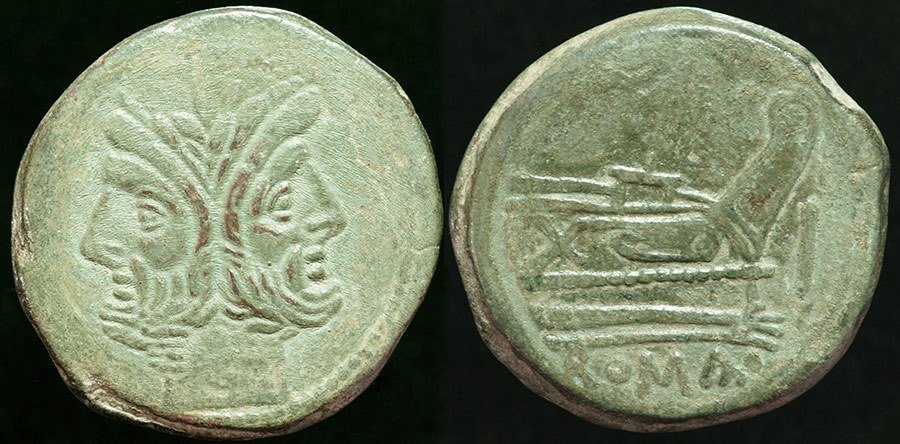 Roman Republic As - Janus & Prow