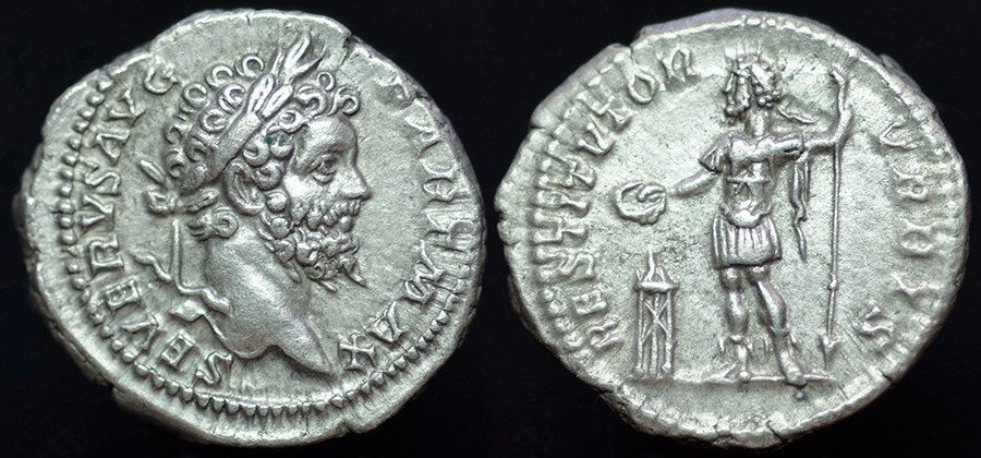 Septimius Severus Sacrificing in Military gear