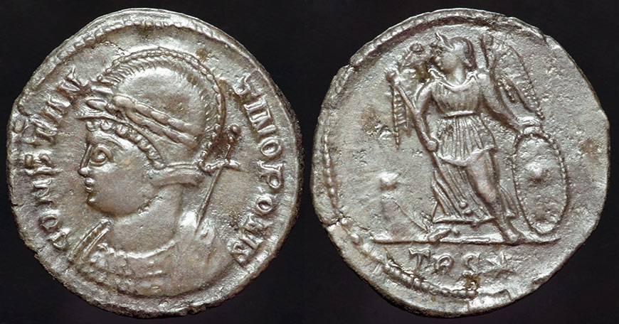 Rome - Constantine I - Constaninopolis
