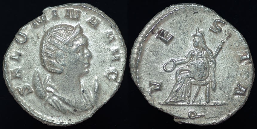 Rome - Salonina with VESTA seated