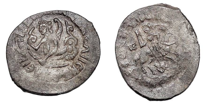 RUSSIA (GRAND DUCHY OF MOSCOW)~AR Denga 1425-1462 AD