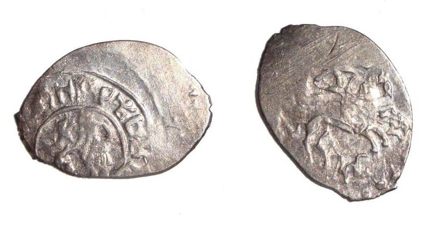 RUSSIA (MOZHAISK)~AR Denga 1389-1432 AD