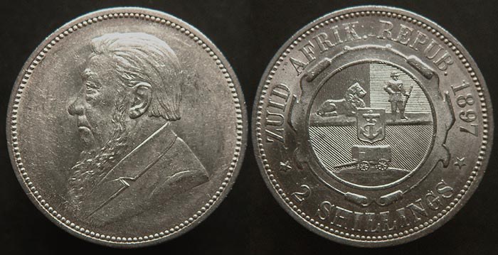 S. Africa 2 Shillings