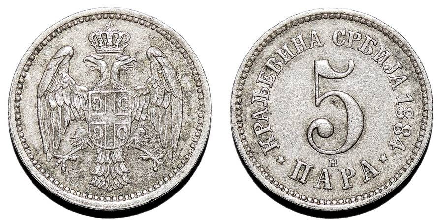 SERBIA (KINGDOM)~5 Para  1984