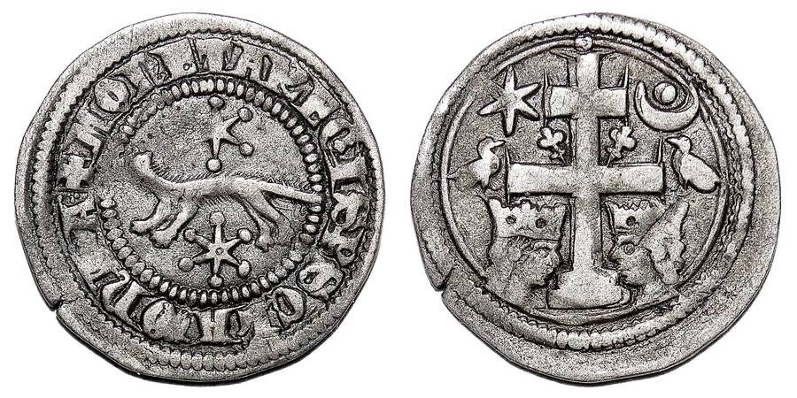 SLAVONIA (BANOVATE)~AR Denar 1269-1270 AD