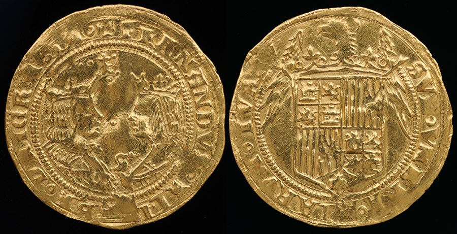 Spain - Ferdinand & Isabella - Double Exelentes