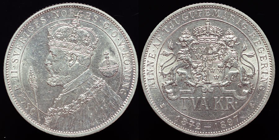 Sweden - Oscar II 1897