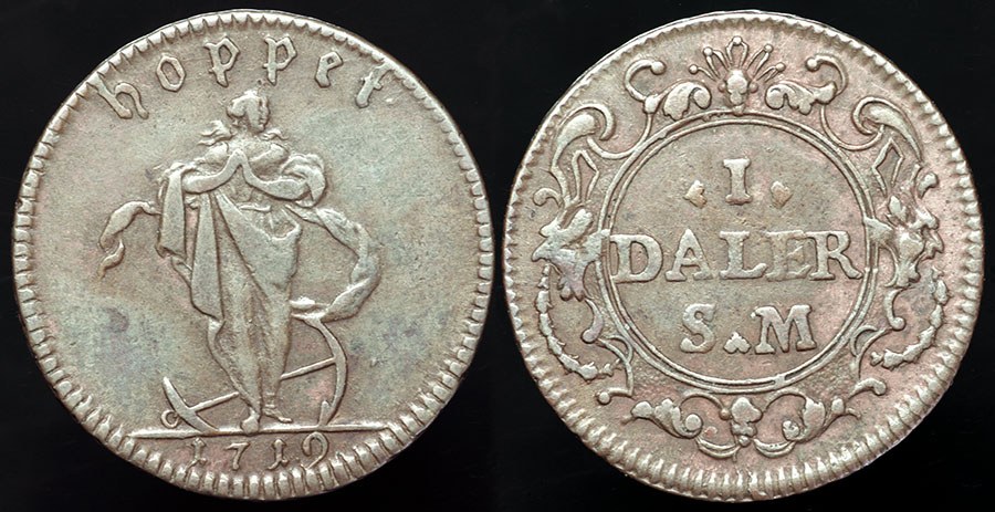 Sweden - Daler 1719 - Hoppet