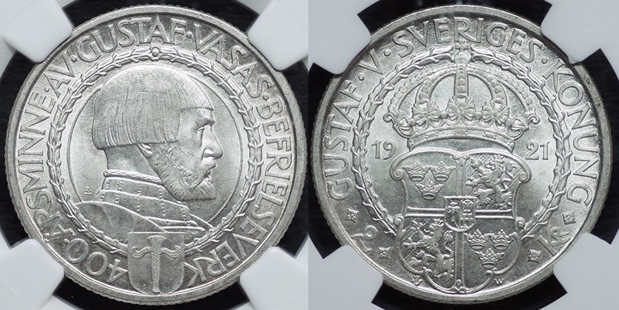 Sweden - 2 Kornor 1921
