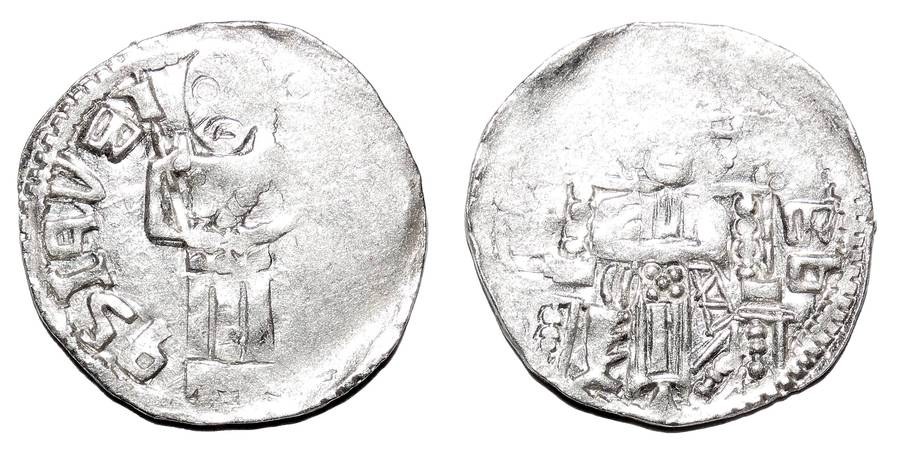 SERBIA ~AR Reduced Dinar <Type 2> 1371-1395 AD