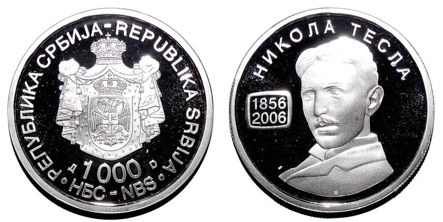 SERBIA (REPUBLIC)~1,000 Dinara 2006