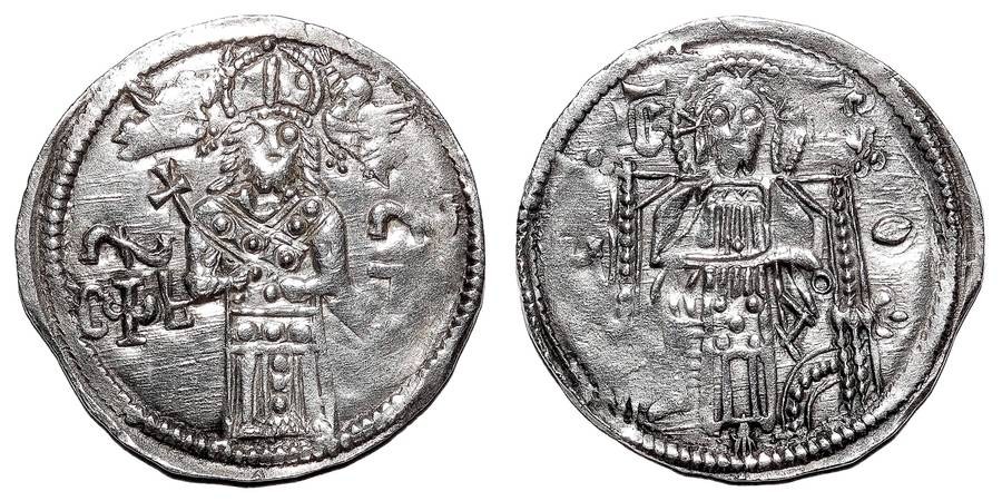 SERBIAN EMPIRE ~AR Coronation Dinar c.1346 AD