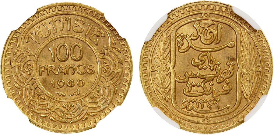 Tunisia - 100 Francs 1930