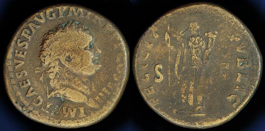 Titus, Felicitas Sestertius