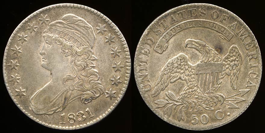 U.S.A. Bust Half Dollar - 1831