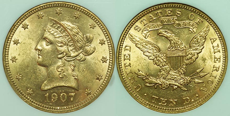 USA Liberty Head $10 Eagle