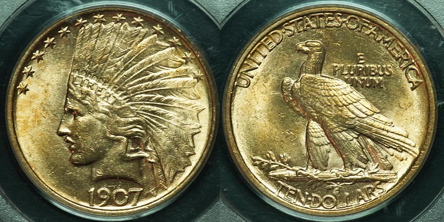 USA Indian Head $10