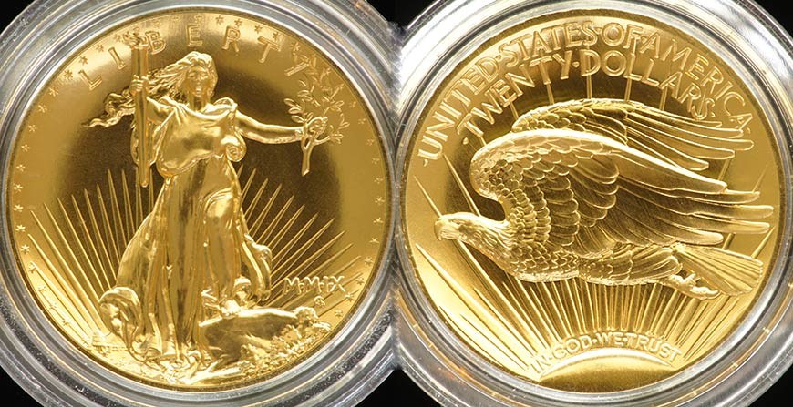 USA MMIX Ultra High Relief 20 Dollars