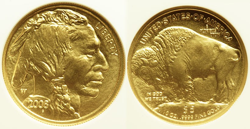 USA 5 Dollar Buffalo