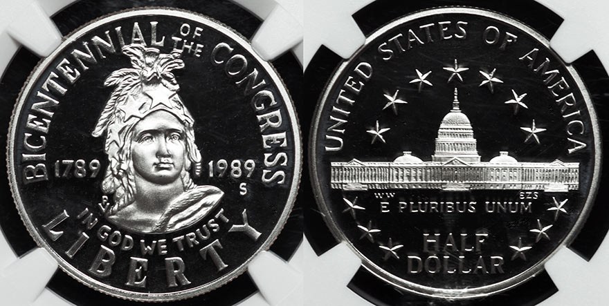 USA Congress Bicentennial Half $
