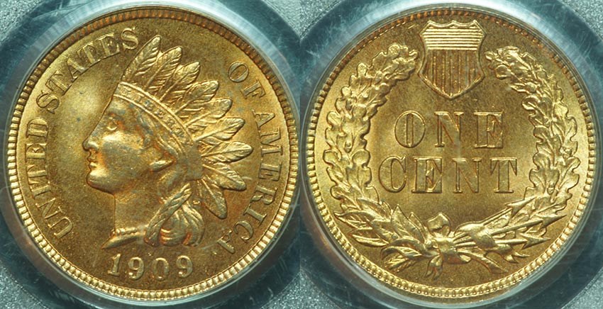 USA Indian Cent 1909