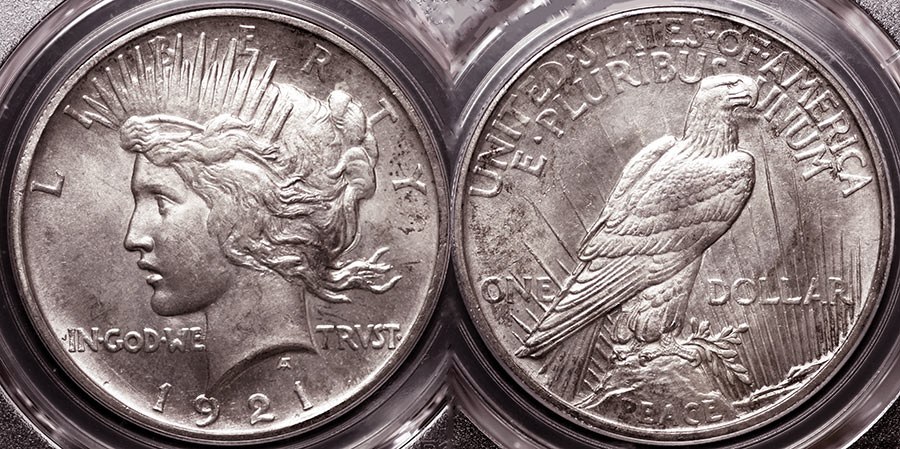 USA - Peace Dollar 1921 High Relief
