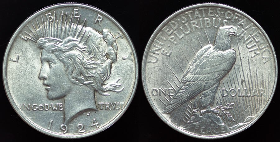 U.S.A. Peace $ - 1924 (P)